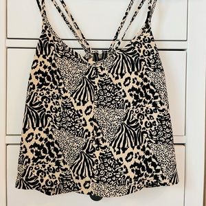 Urban Outfitters Animal Print Top